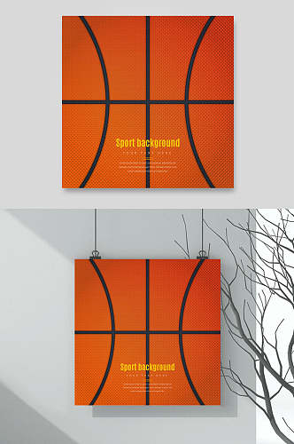篮球平面设计元素