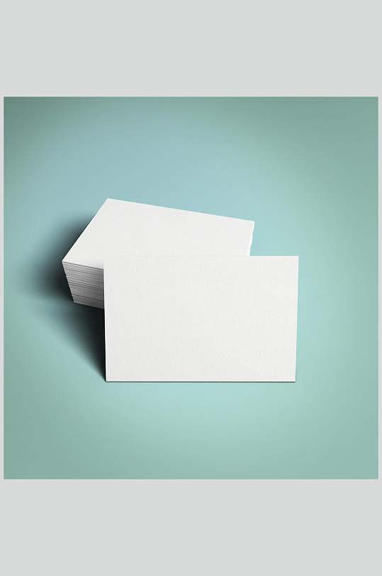 清新通用简约名片样机-众图网