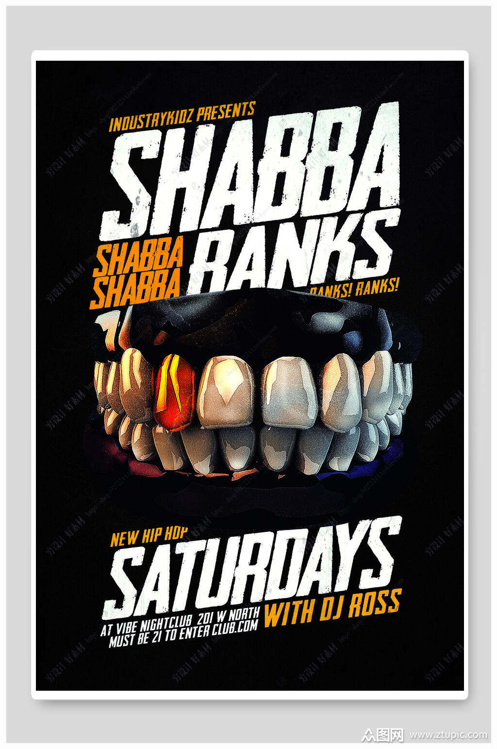 欧美风海报设计素材免费下载,本作品是由张小胖上传的原创平面广告