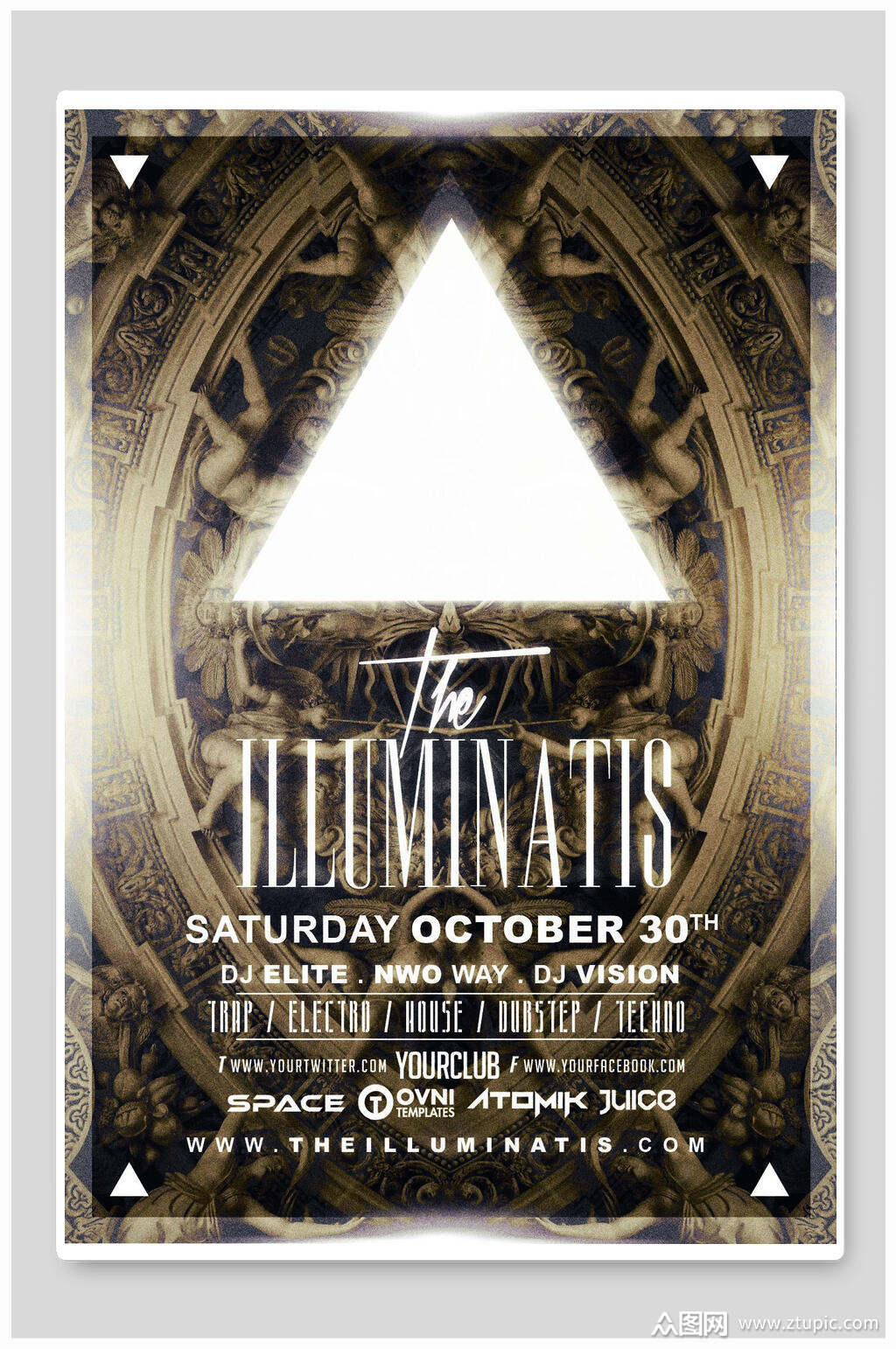 独家欧美暗黑系海报设计