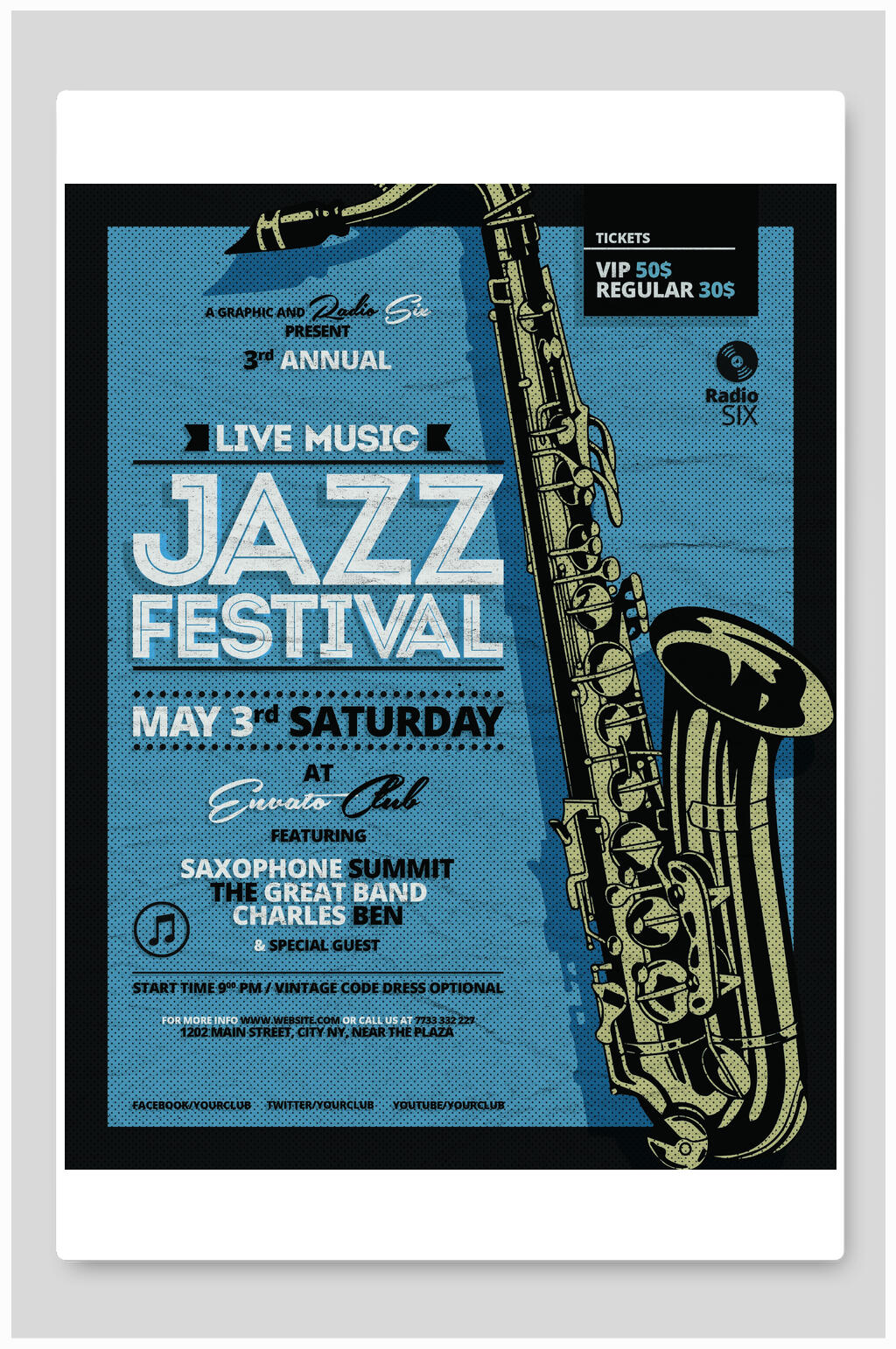 简约复古欧美风海报