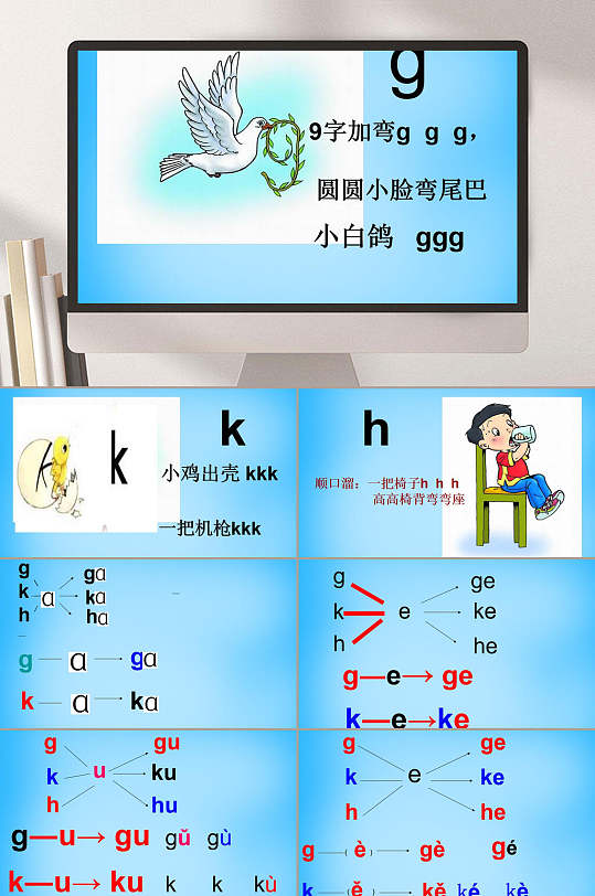 汉语拼音表字母表少儿教学课件ppt