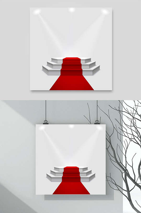 红毯台阶设计图设计素材