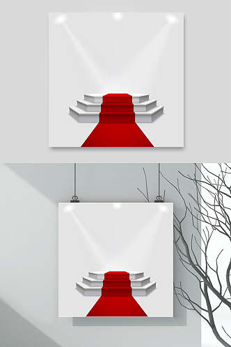 红毯台阶设计图设计素材