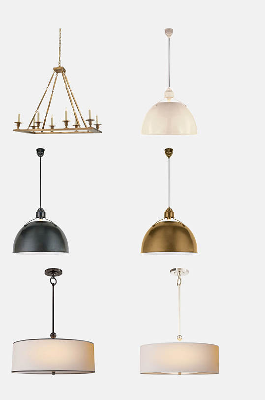 简约灯罩灯具灯饰免抠元素