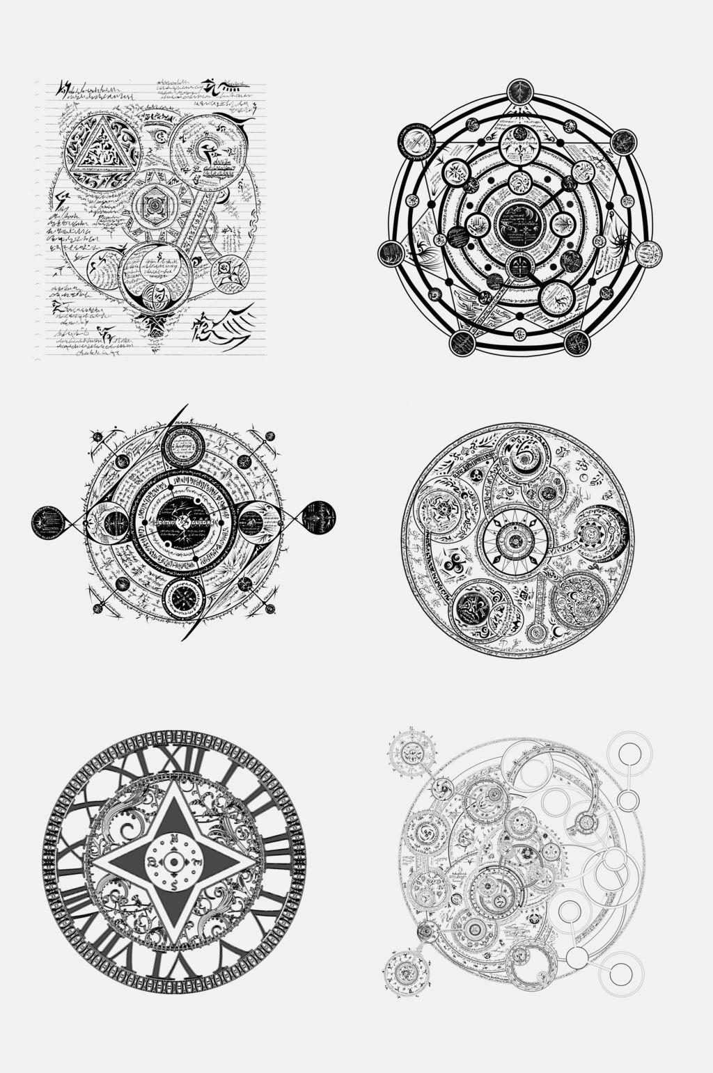 免抠元素简约魔法阵免扣元素素材