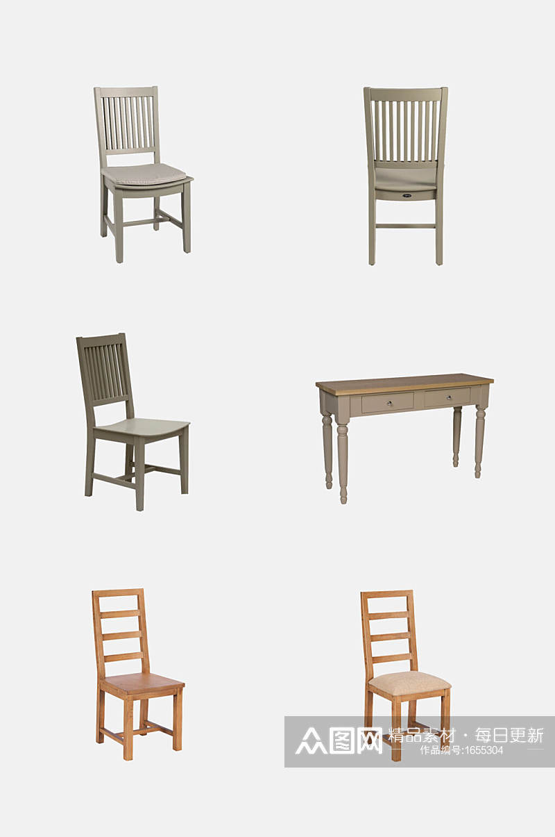 古典椅子桌子免抠元素素材