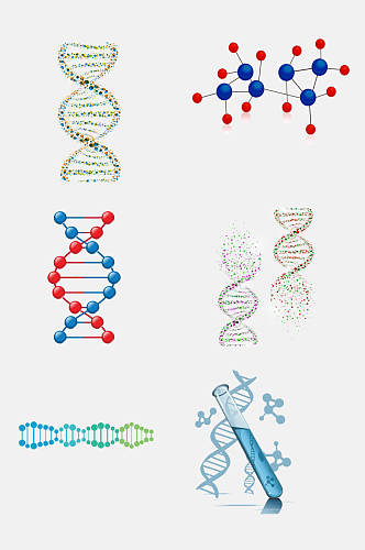 基因重组元素素材