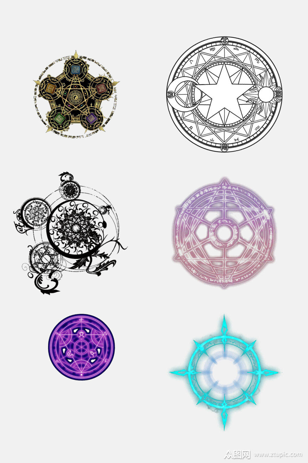 魔法阵塔罗牌变形魔法阵设计元素14