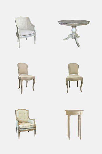 免抠设计元素沙发椅子凳子桌子