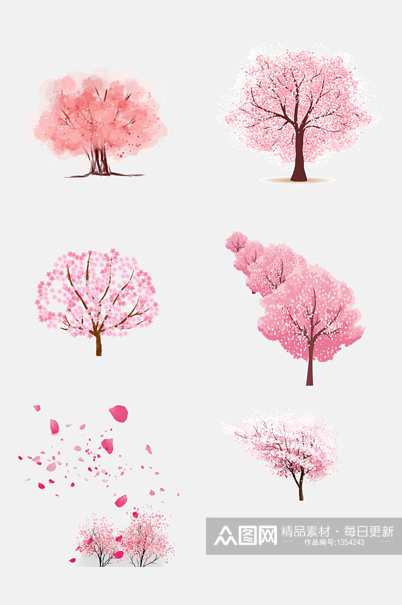 樱花樱花节桃花节素材桃花美丽素材