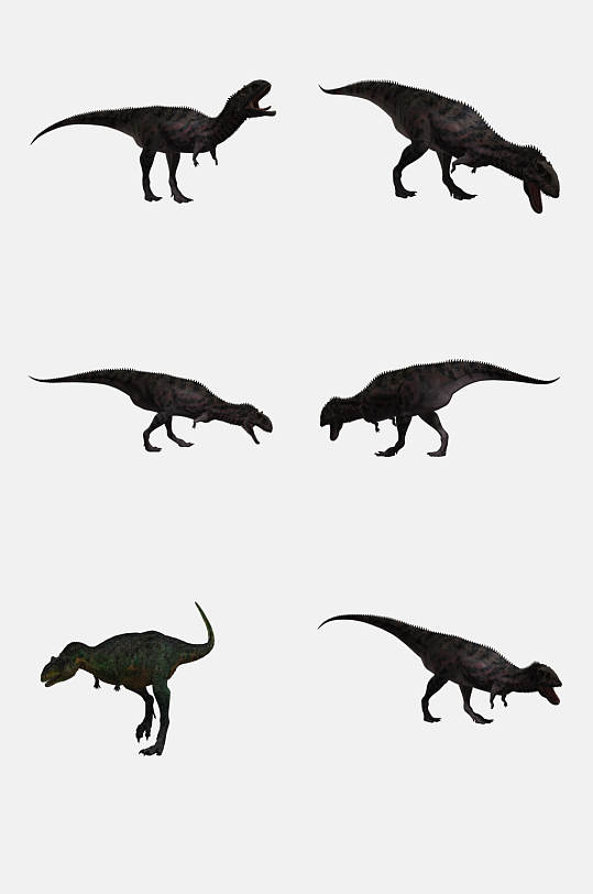 远古时代始盗龙龙免抠元素