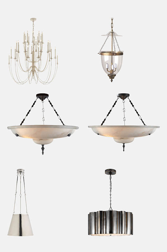 欧式小型吊灯灯具灯饰设计元素