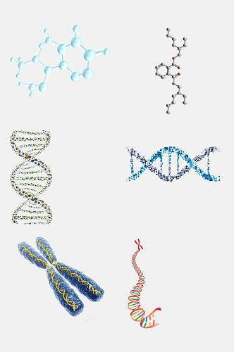 基因分裂元素素材