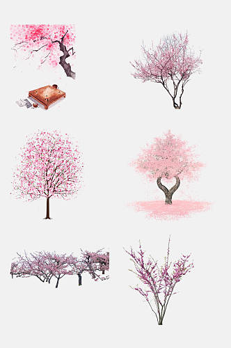 樱花樱花节桃花节素材桃花美丽