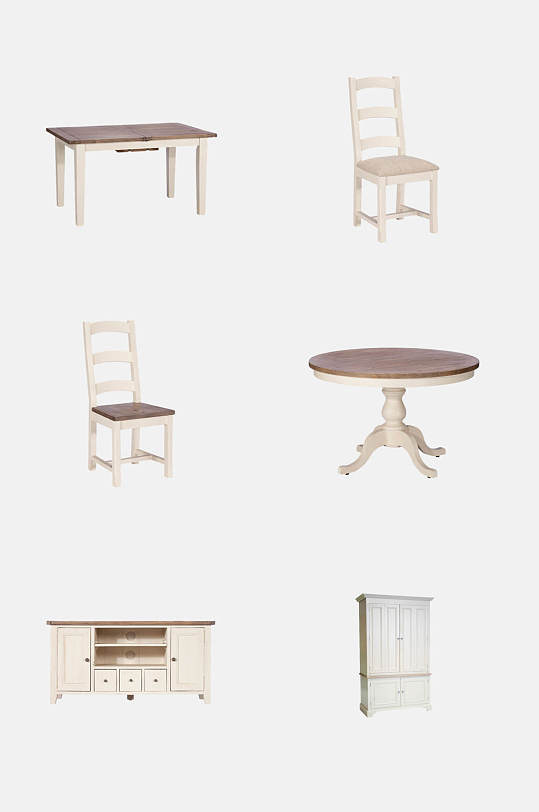 免抠设计元素椅子沙发衣柜圆桌凳子