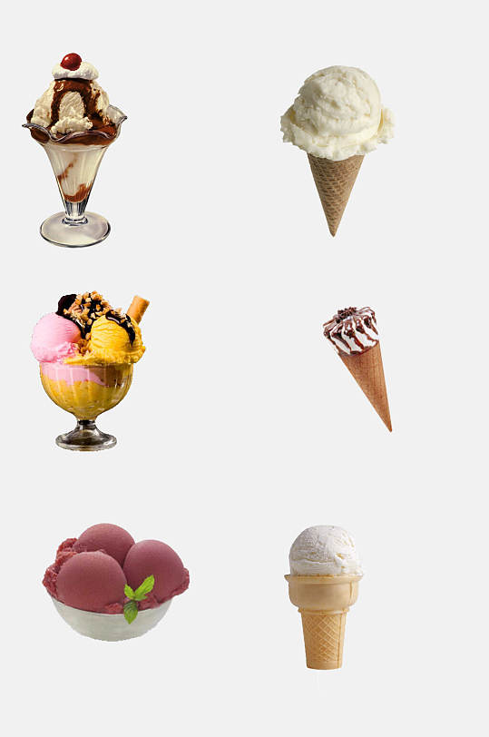 冷饮冰淇淋免抠元素