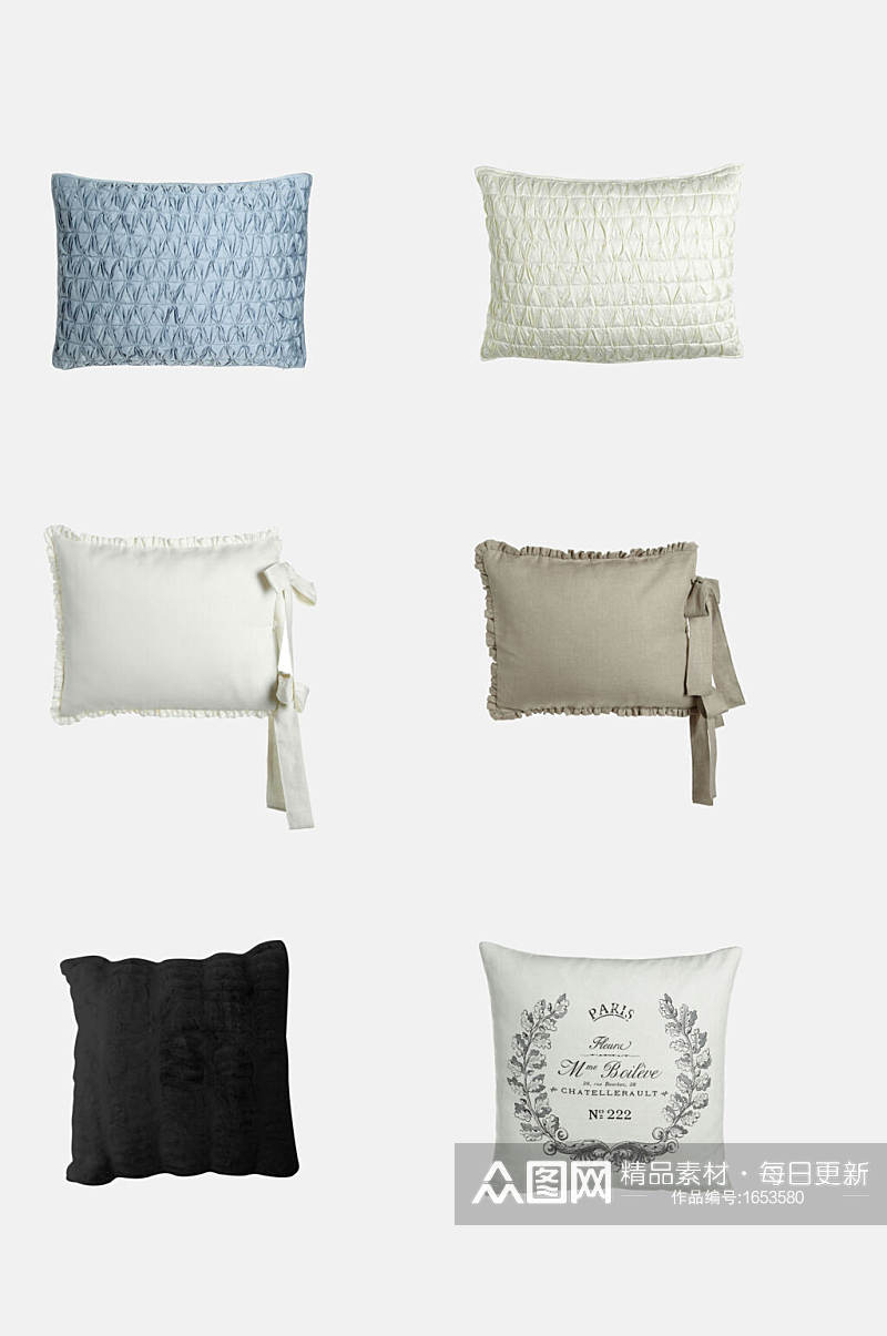 中式枕头抱枕元素素材素材