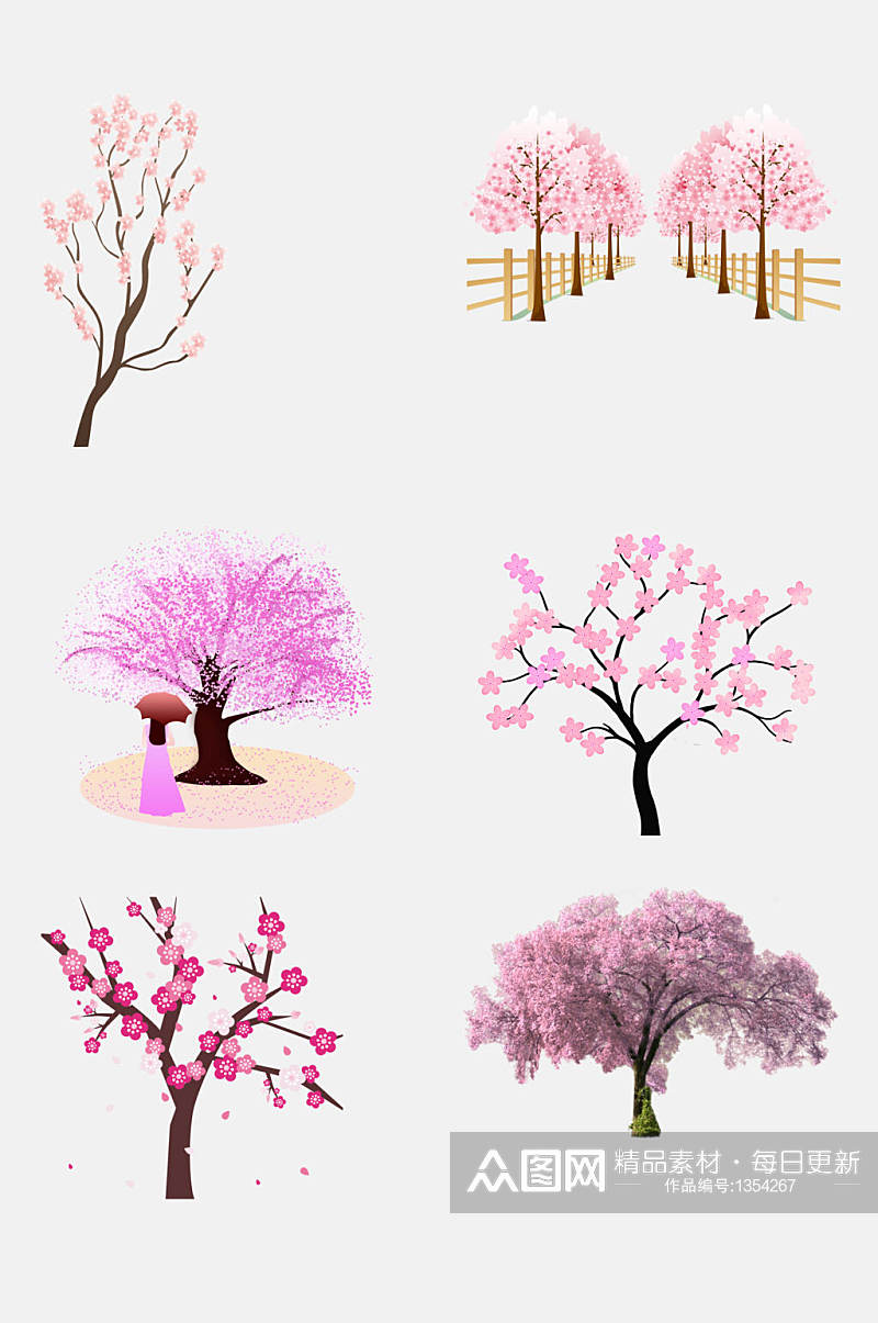 樱花樱花节桃花节素材桃花美丽素材