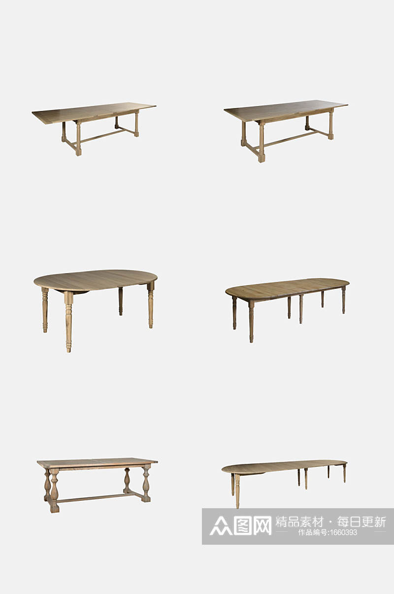 免抠元素长条桌子长条凳子矢量图素材