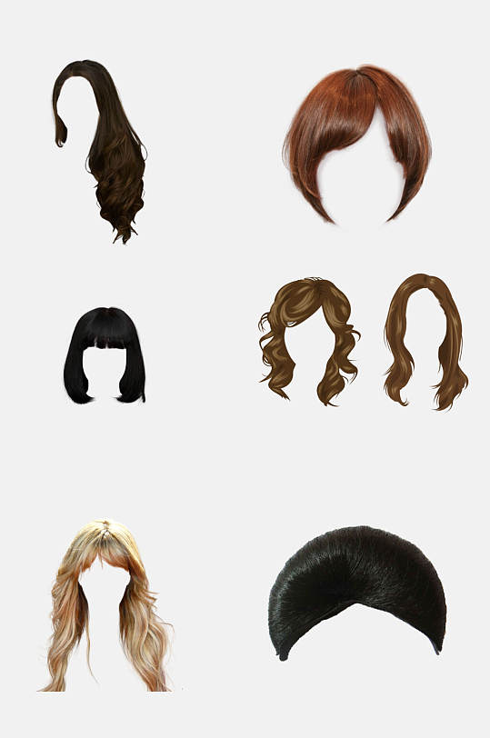 褐色头发图片-褐色头发素材下载-众图网
