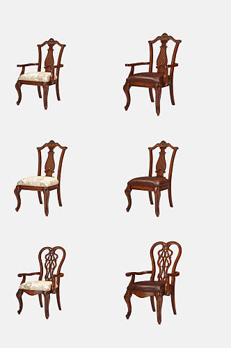 实木椅子家具免抠元素