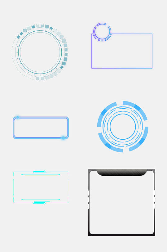 科技边框图片-电子科技边框设计素材-电子科技边框模板下载-众图网