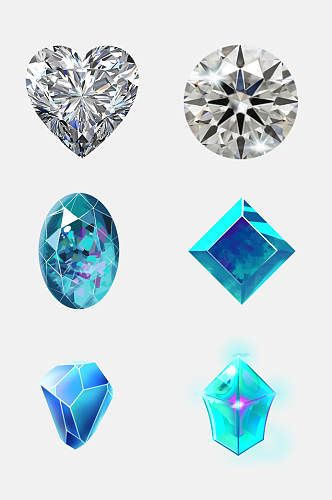 钻石宝石元素素材