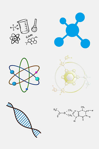 基因元素设计元素基因排列矢量图15