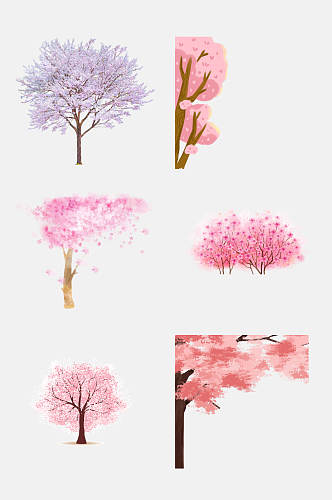 樱花桃花樱花节桃花节素材唯美植物