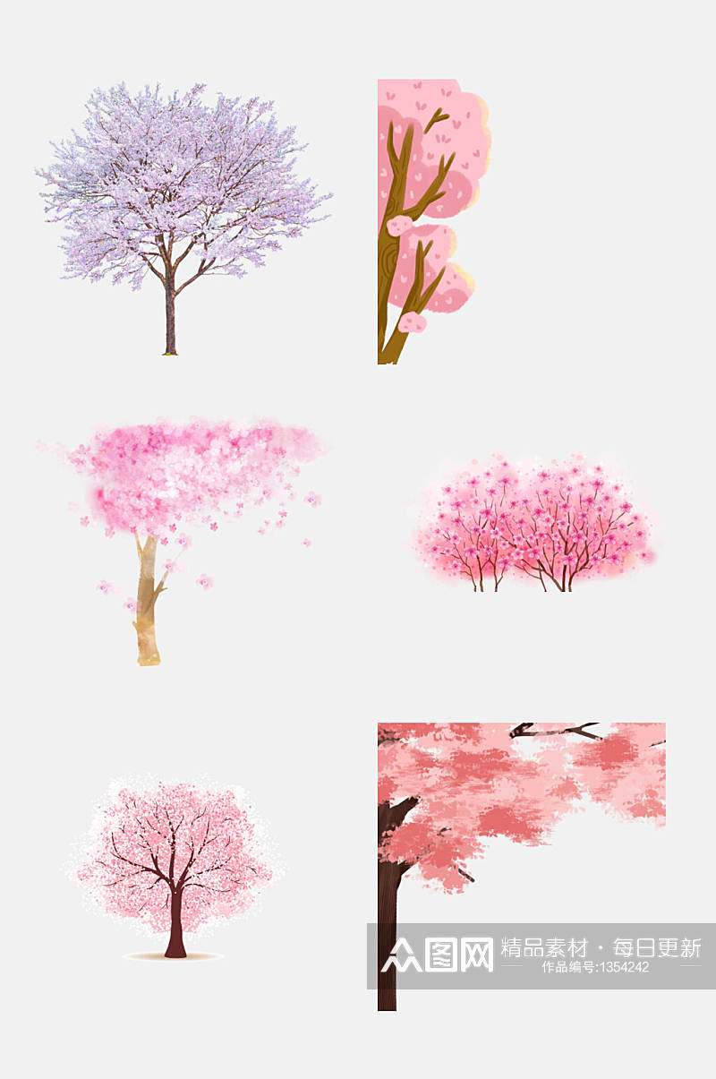 樱花桃花樱花节桃花节素材唯美植物素材
