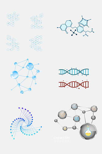 基因元素设计元素基因排列矢量图7