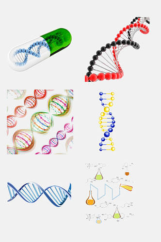 基因分裂元素素材