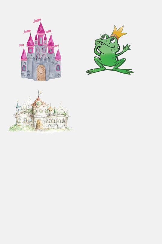 公主城堡童话i城堡青蛙王子设计元素