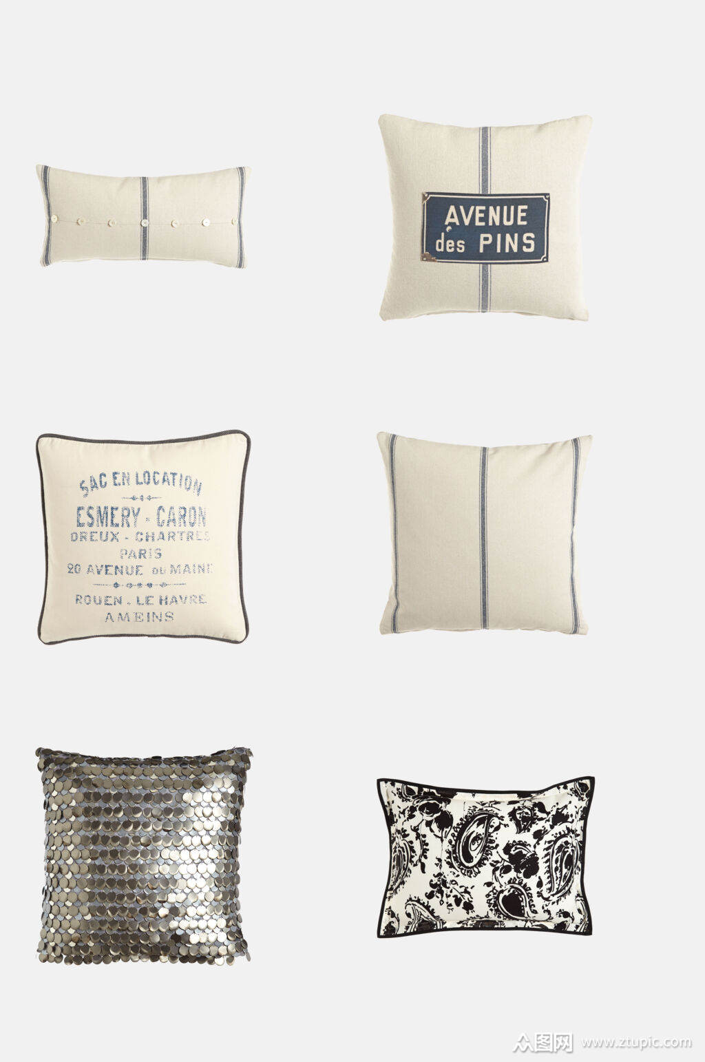 简约枕头抱枕设计元素