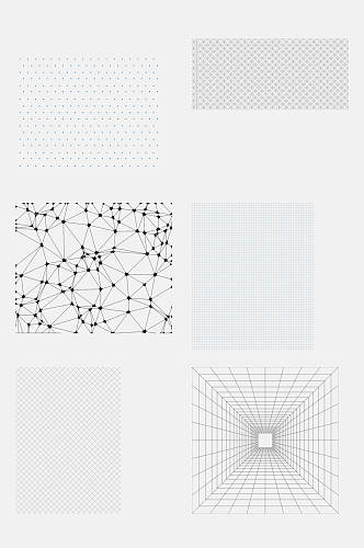 网络网格星斗网格直线网格设计元素
