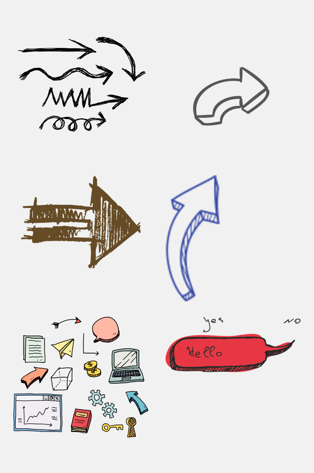 创意箭头元素素材