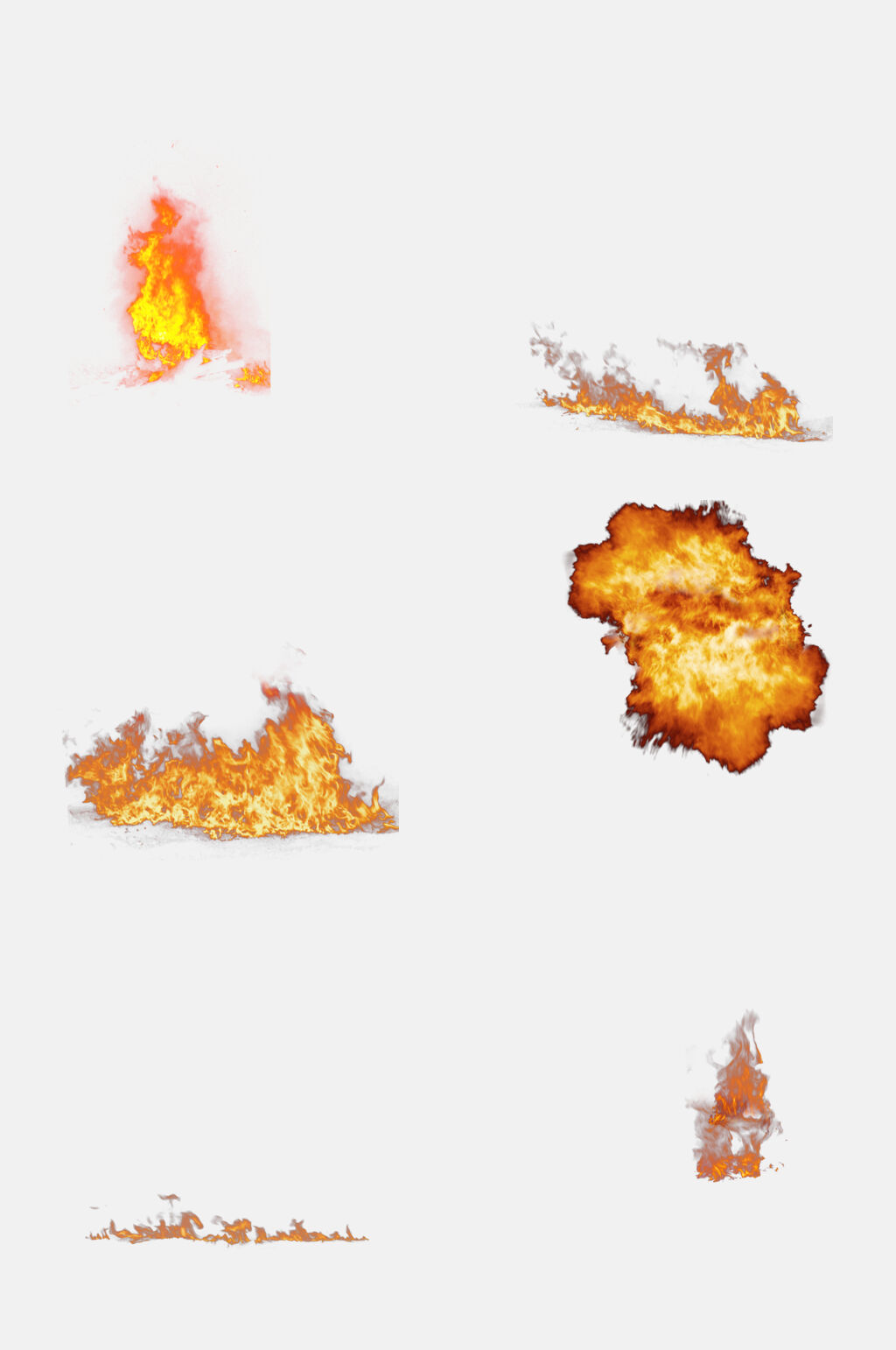 爆炸炫酷热烈火焰免扣元素素材