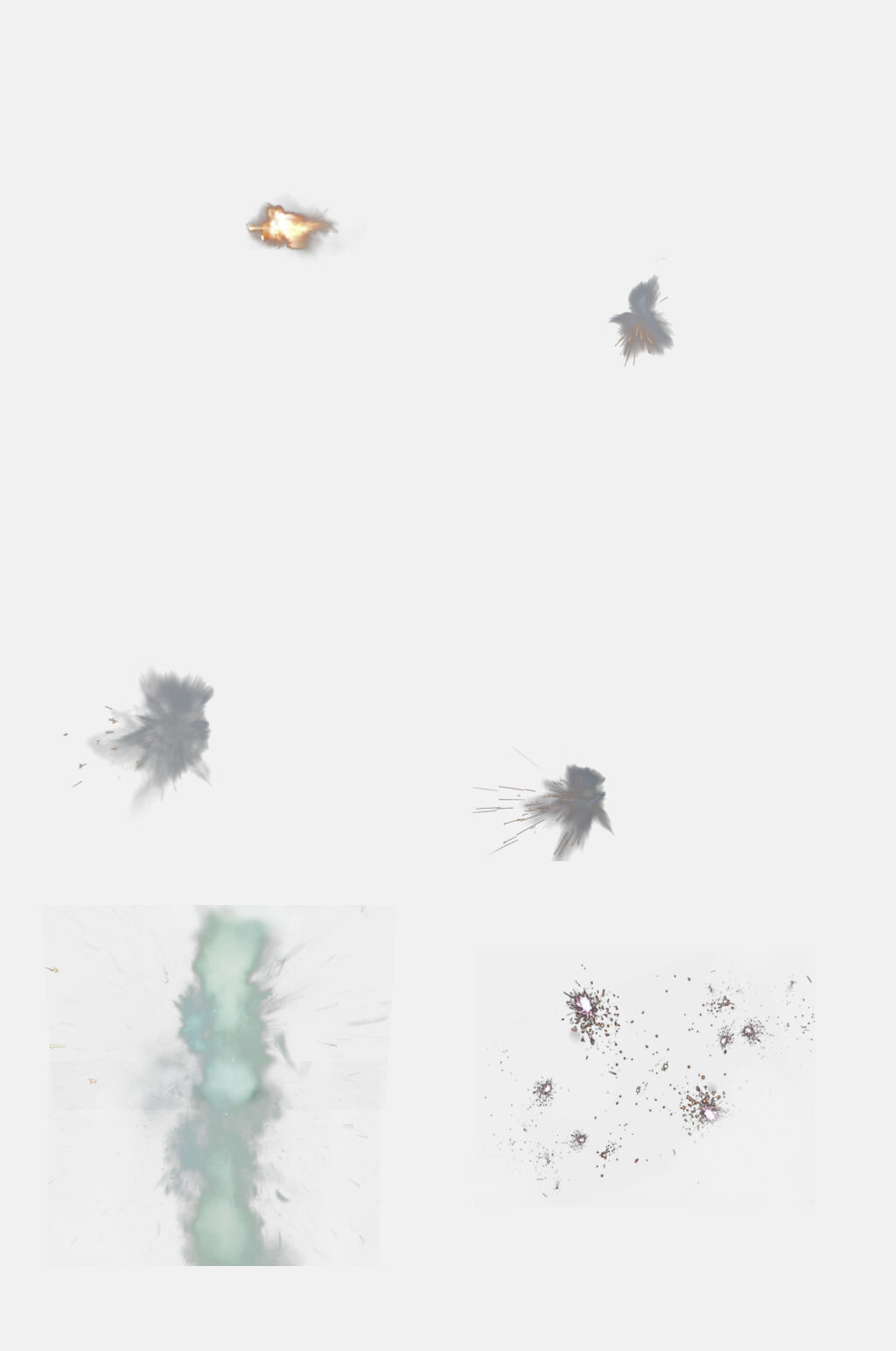 爆炸点开元素素材素材