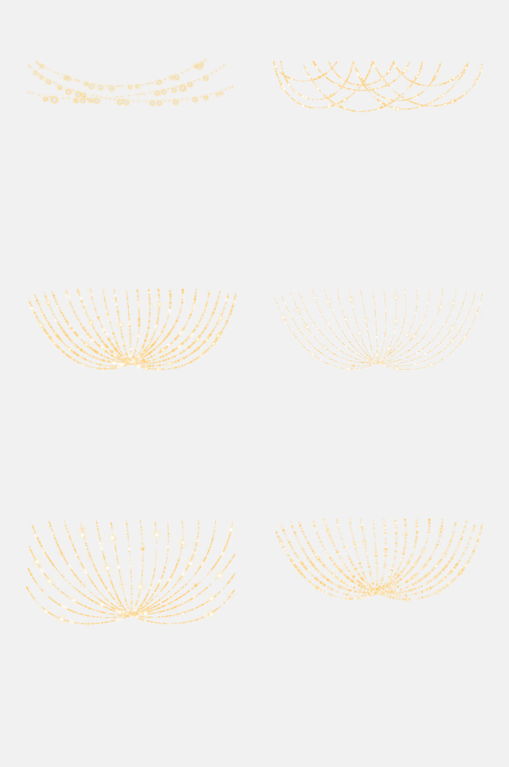 金色光效散光元素素材素材