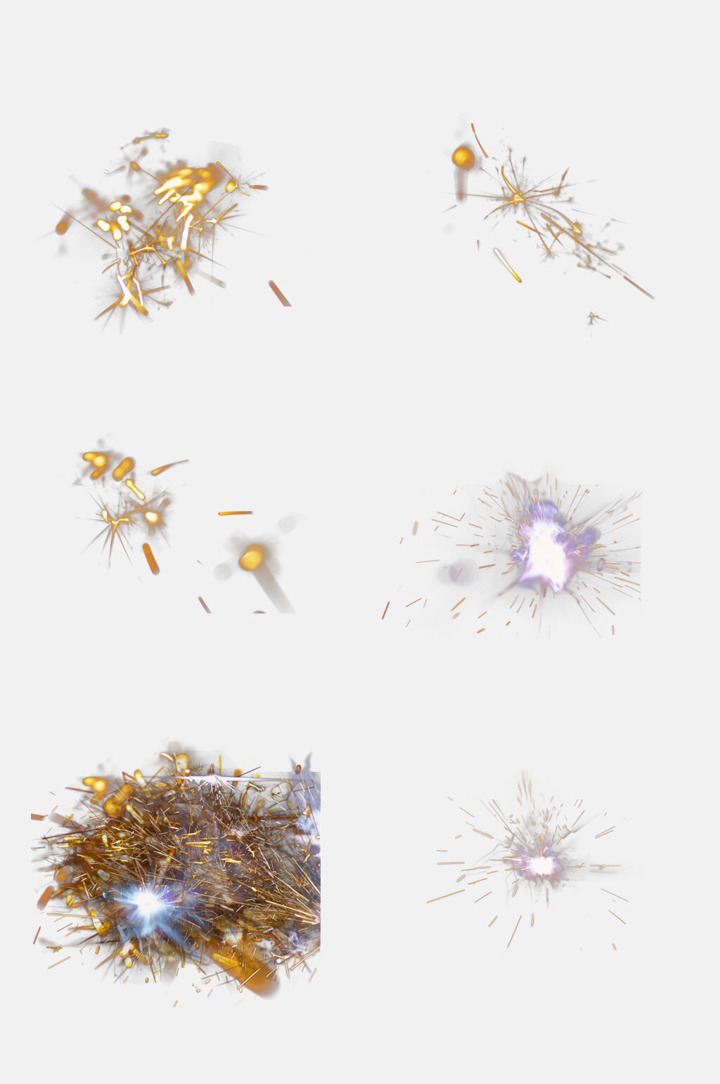火花爆炸元素素材素材
