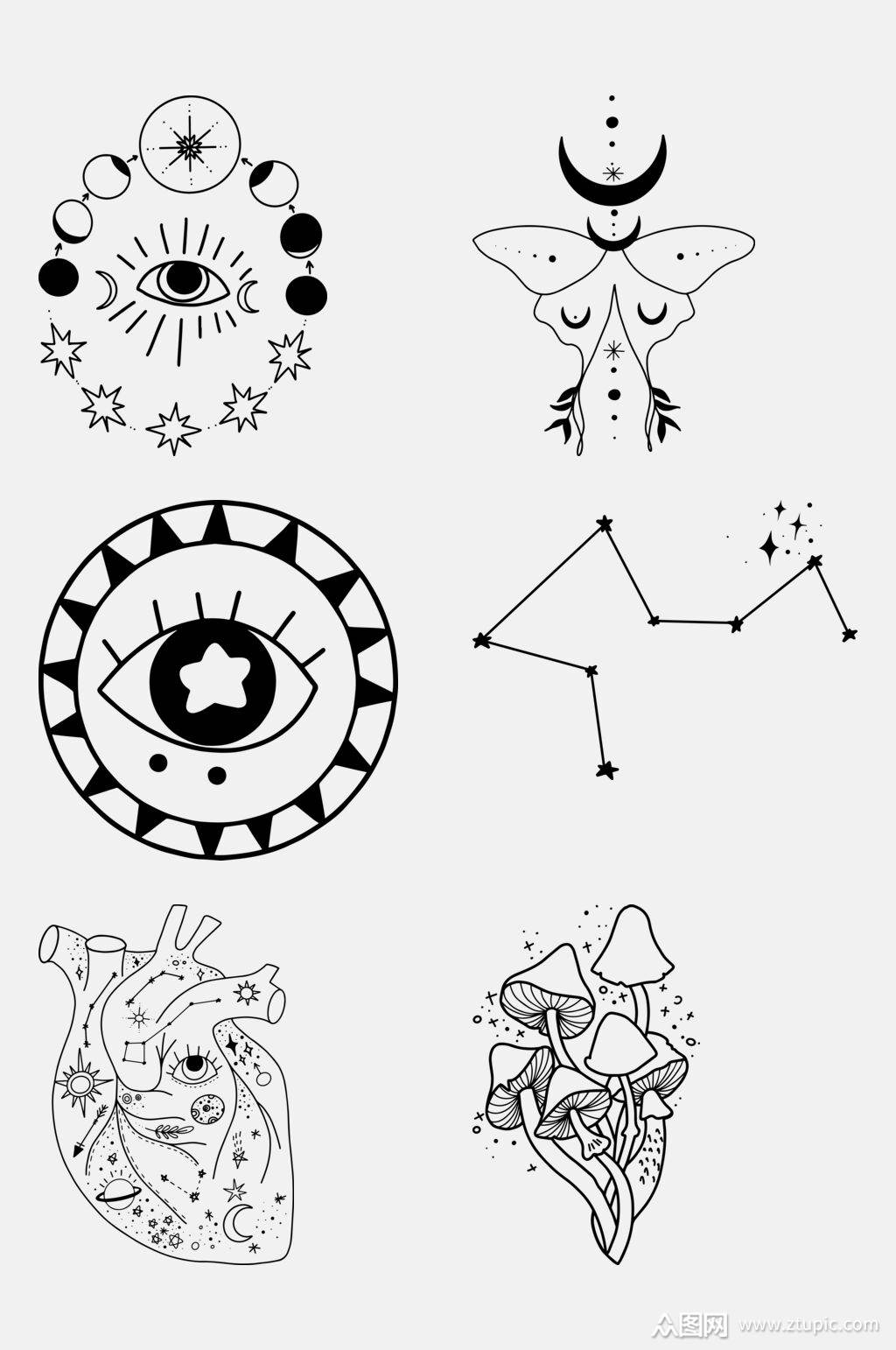 免抠元素手绘画创意元素素材素材