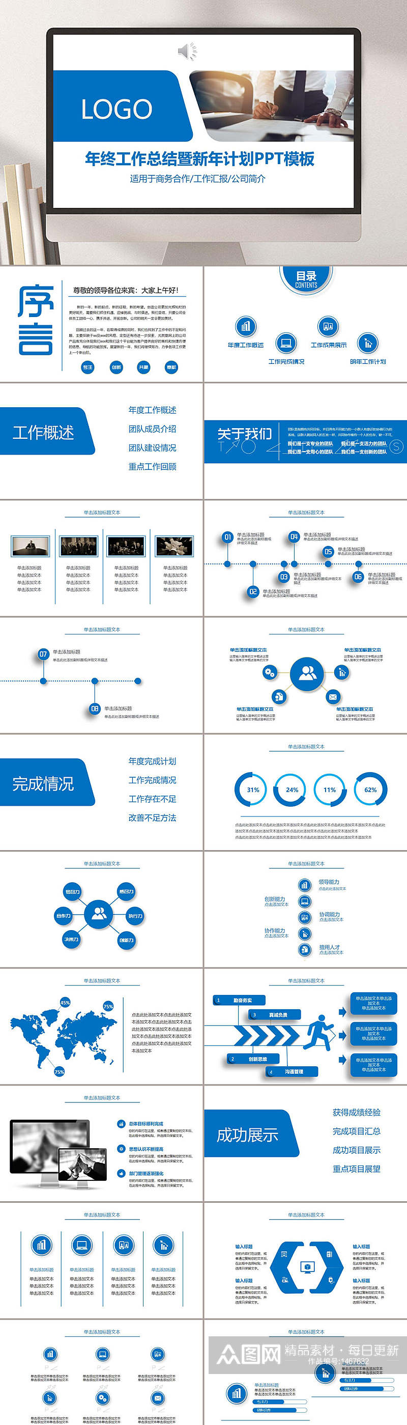 公司企业产品宣传介绍模LOGOPPT板素材