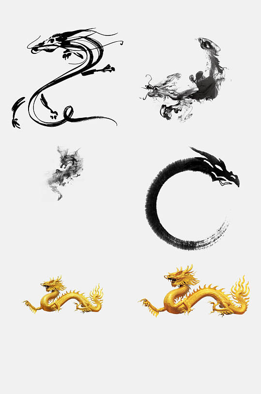 卡通 龙免抠元素素材