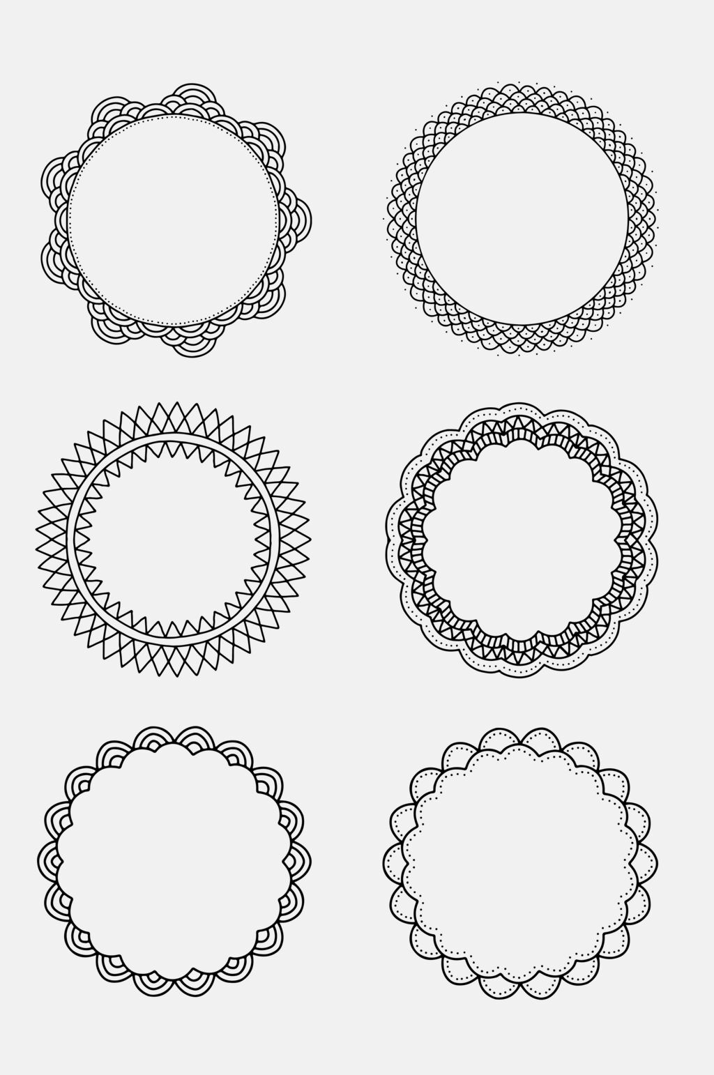 免扣类图案圆形花纹底纹