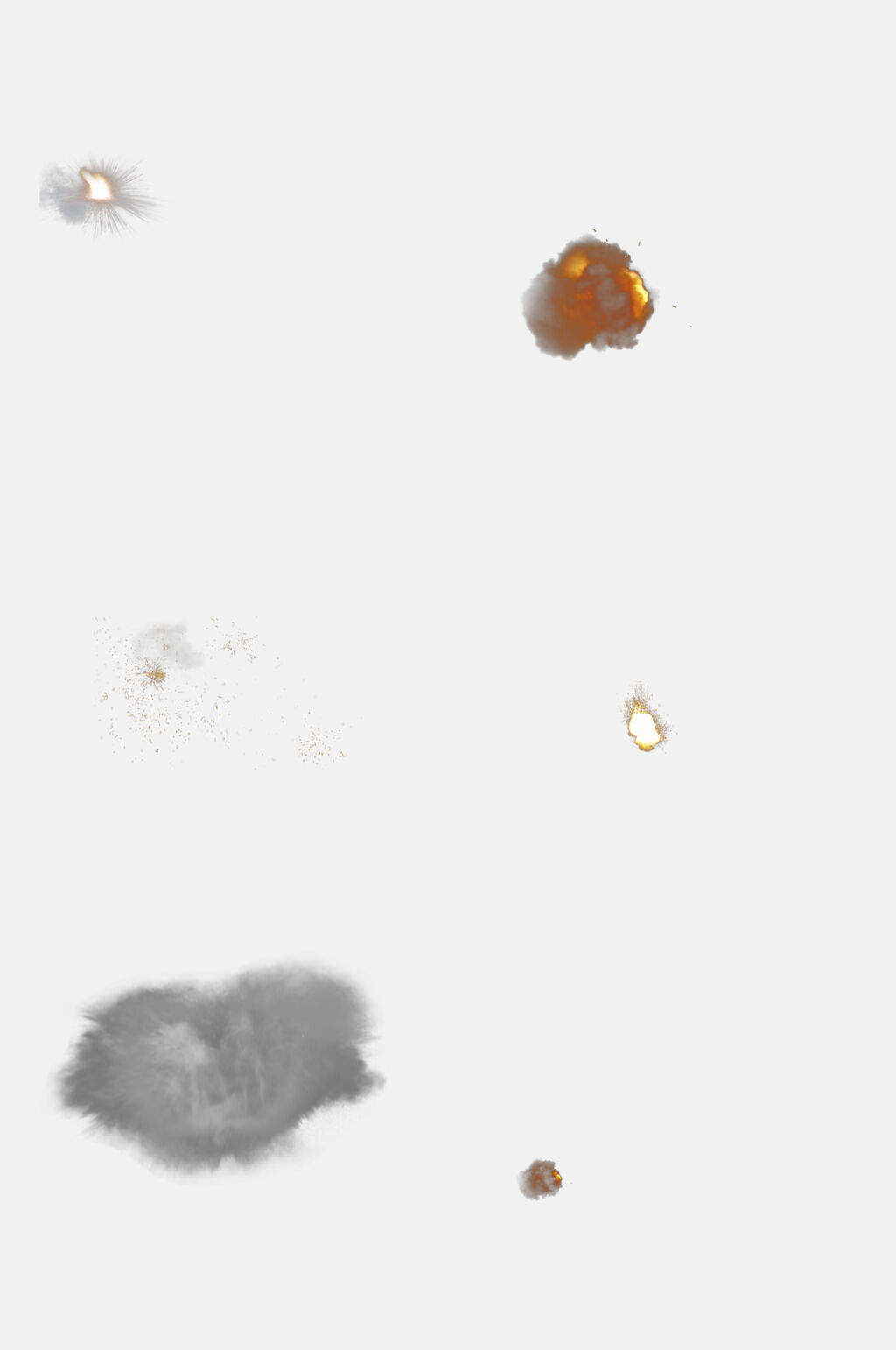 闪亮爆裂小火花烟雾自然景观免扣元素素材