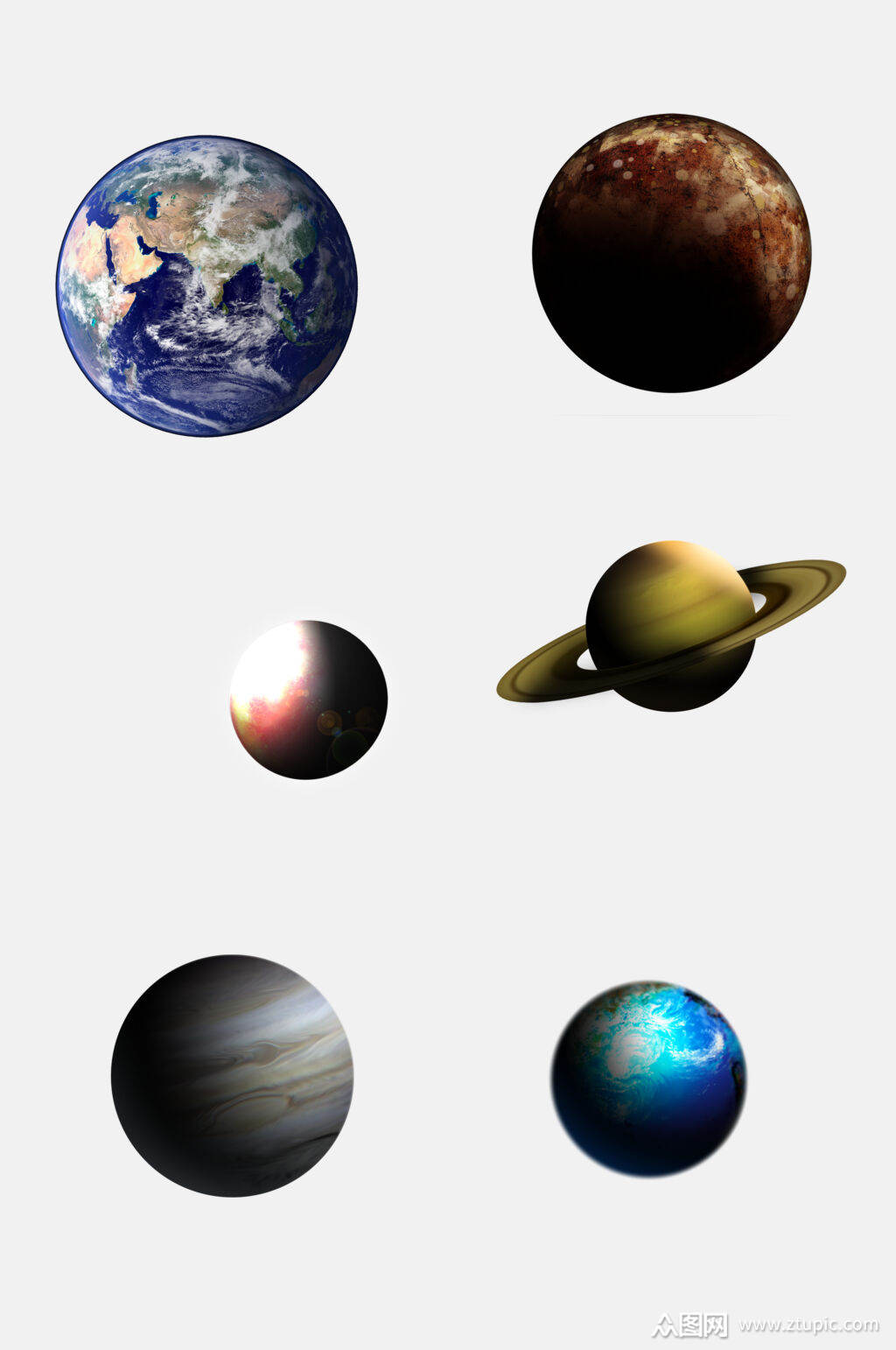 免抠元素星球元素素材