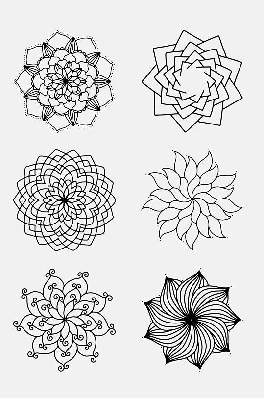 时尚黑白花纹图片-时尚黑白花纹素材下载-众图网