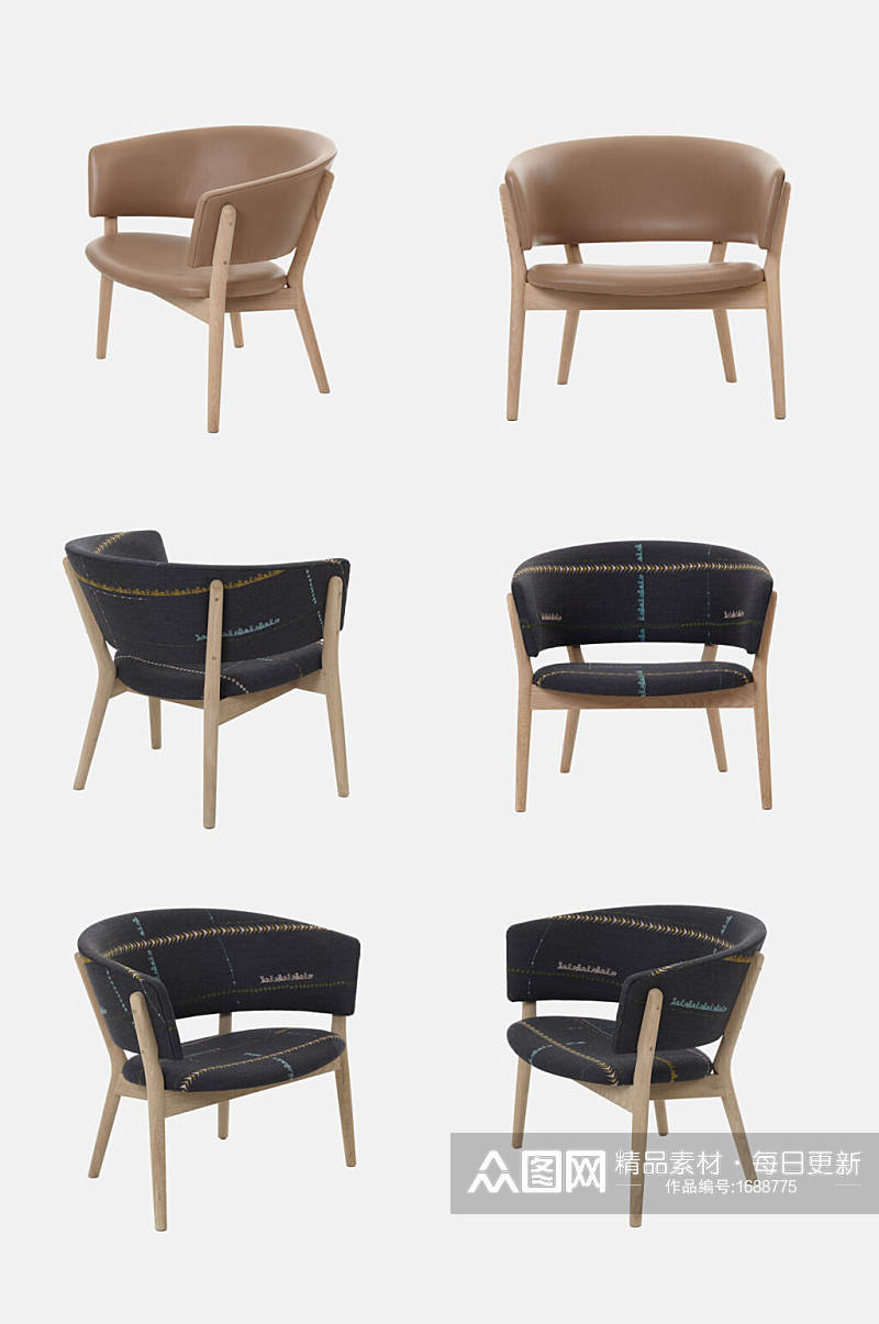 木制椅子沙发免扣元素素材