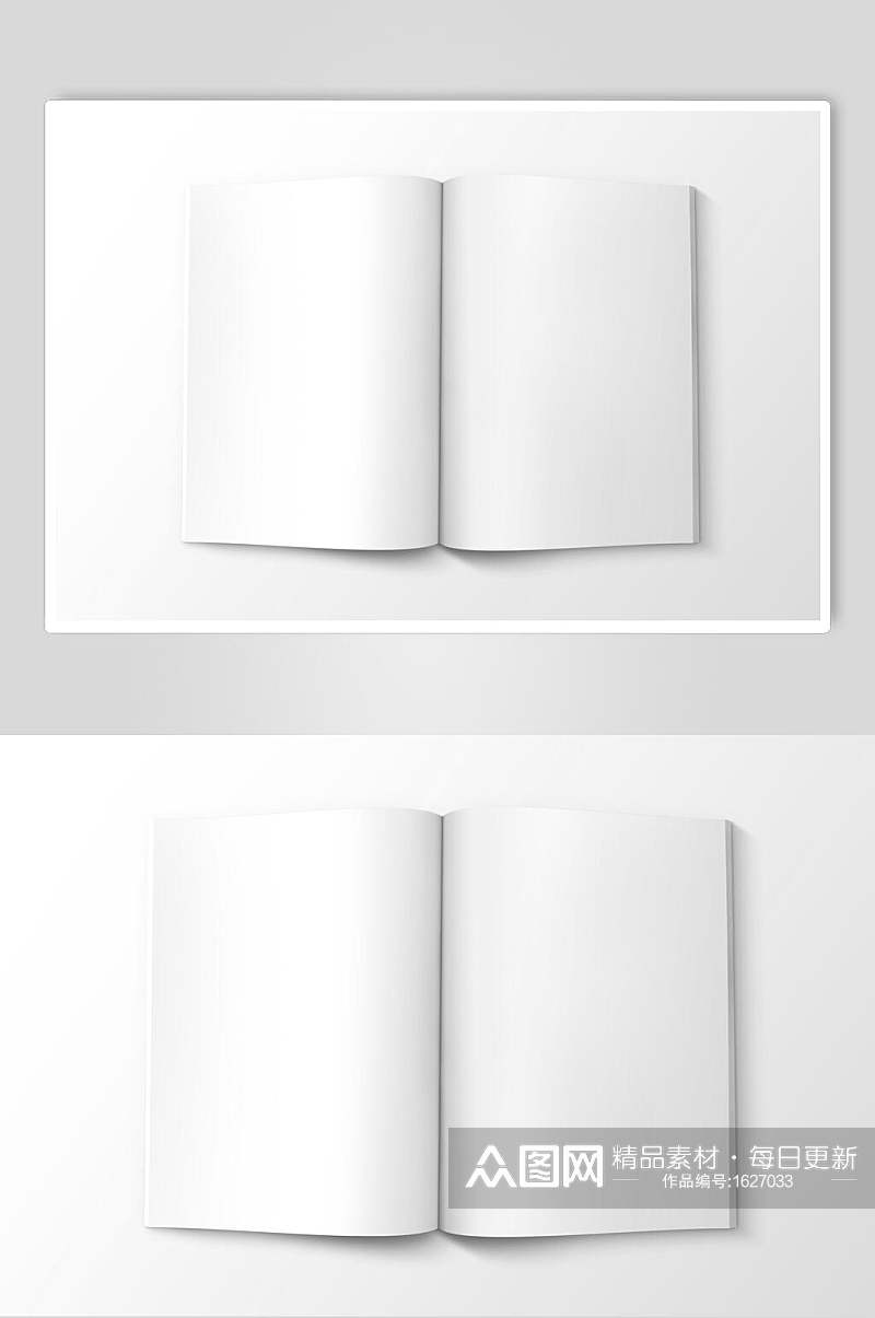 空白画册样机贴图效果图素材